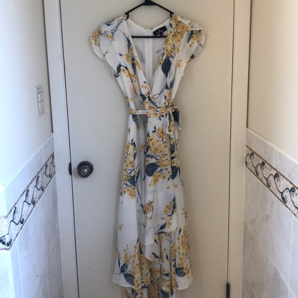 Lulus High-Low Floral Dress